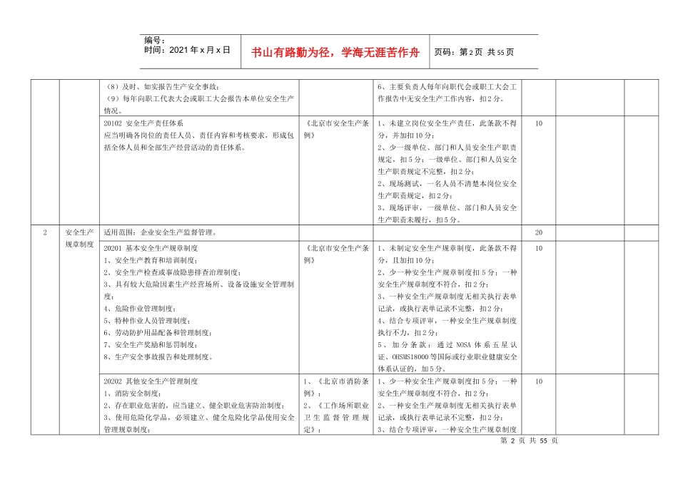 北京市供热行业安全生产标准化企业评定标准_第2页