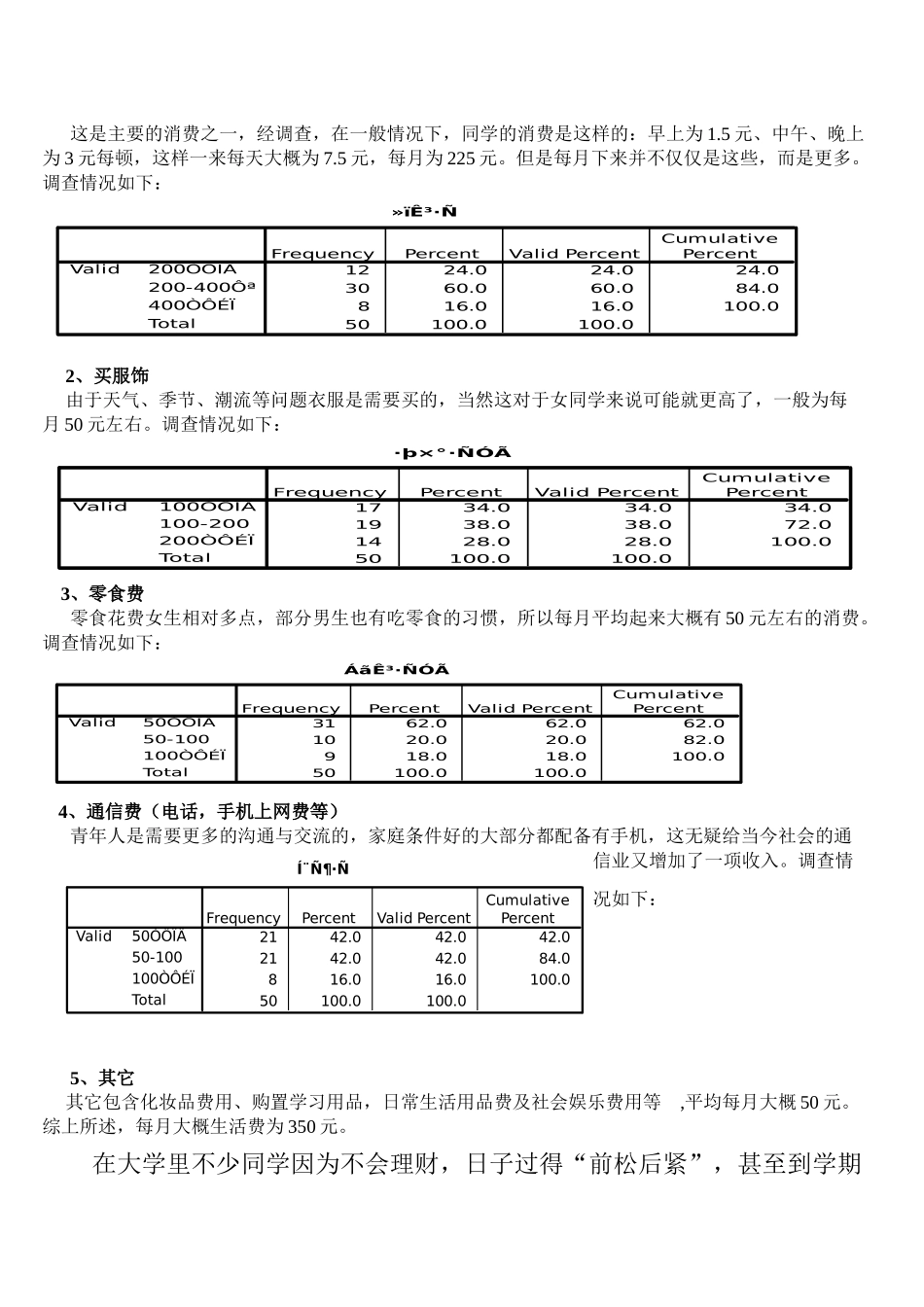 大学生理财观念调查与分析_第2页