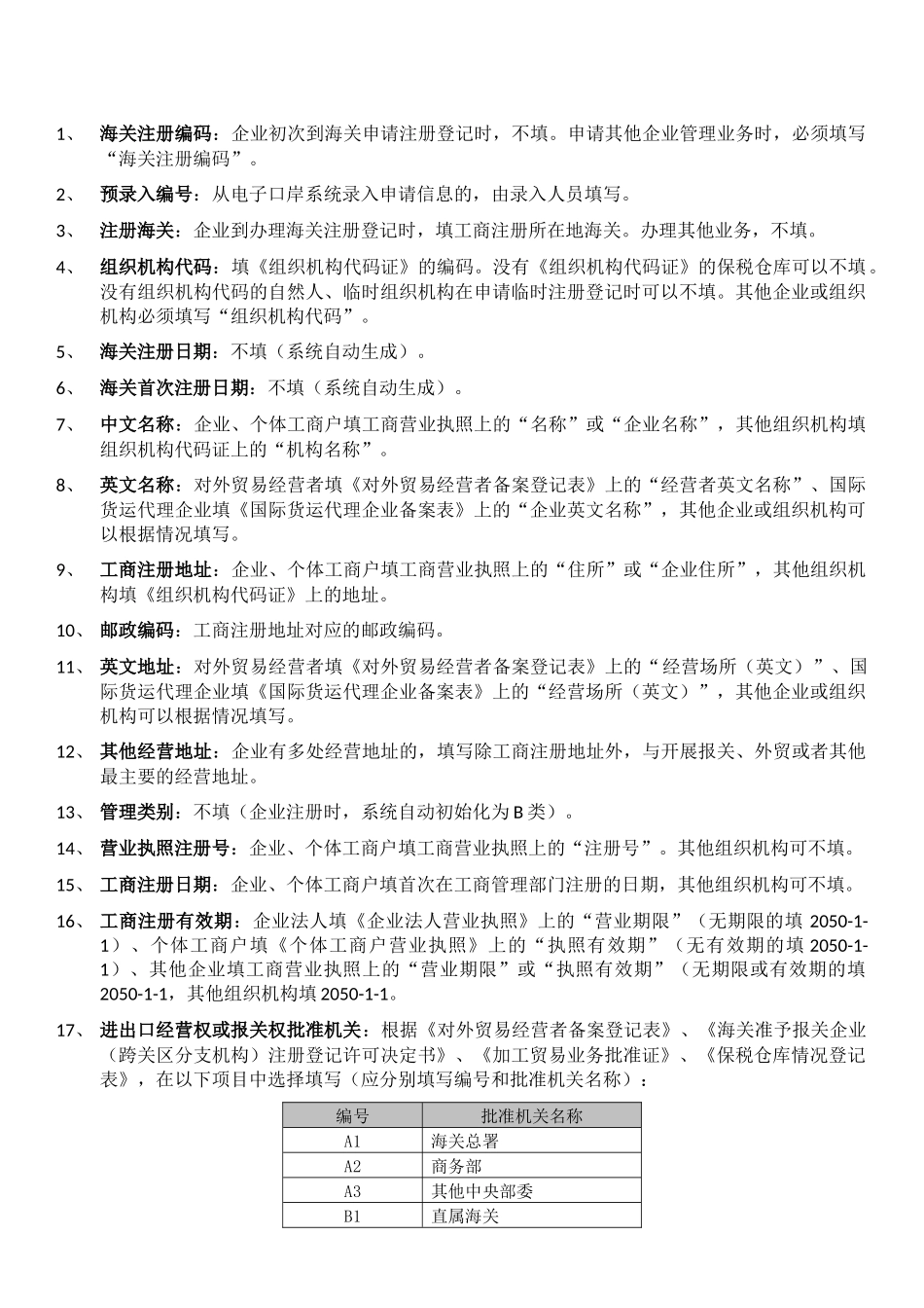 外贸报关单位必备登记表格_第3页