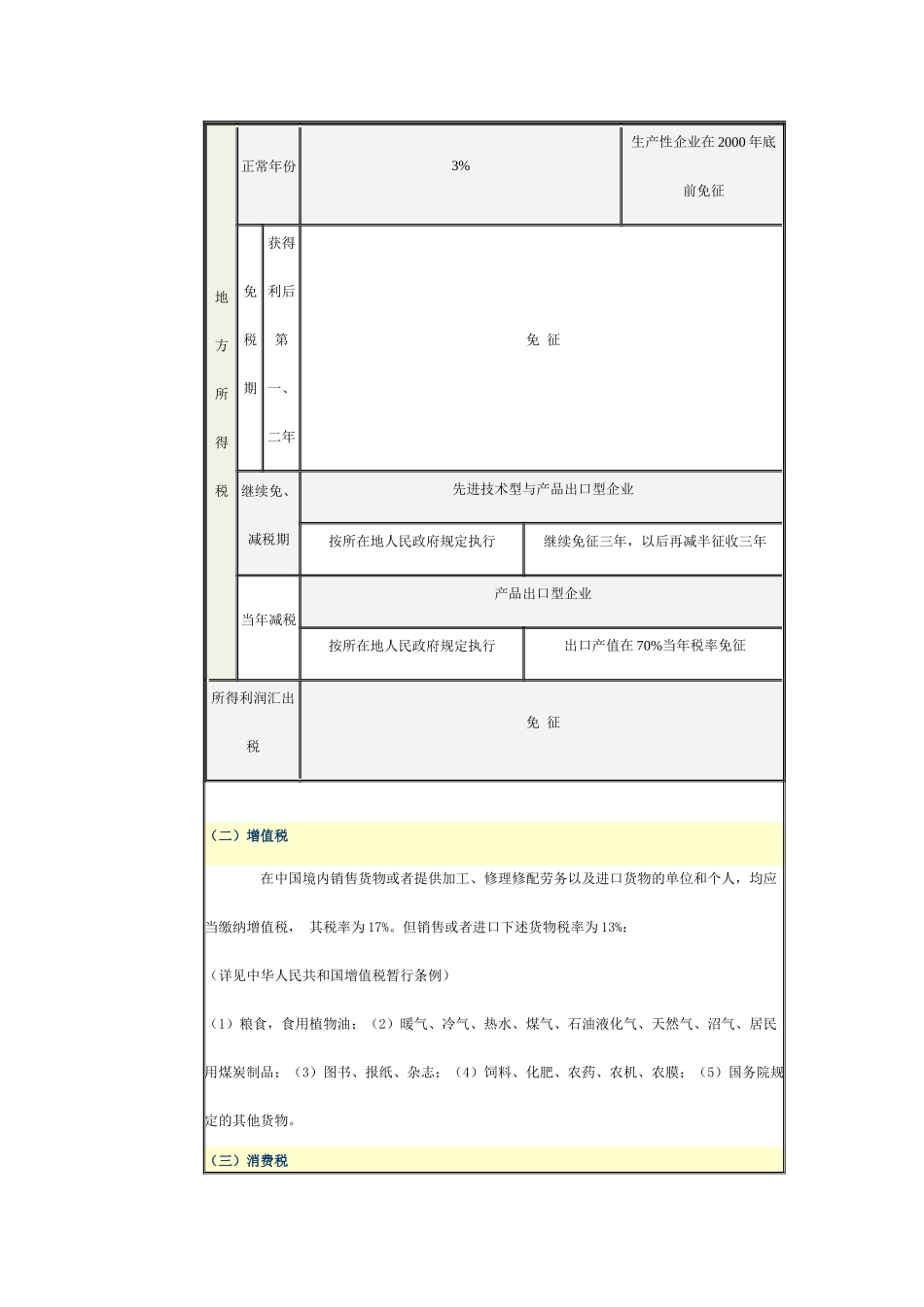 外商投资企业在我国适用的税种_第3页