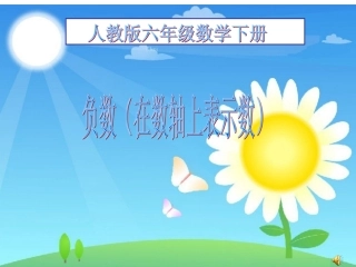 在数轴上表示正负数 (2)