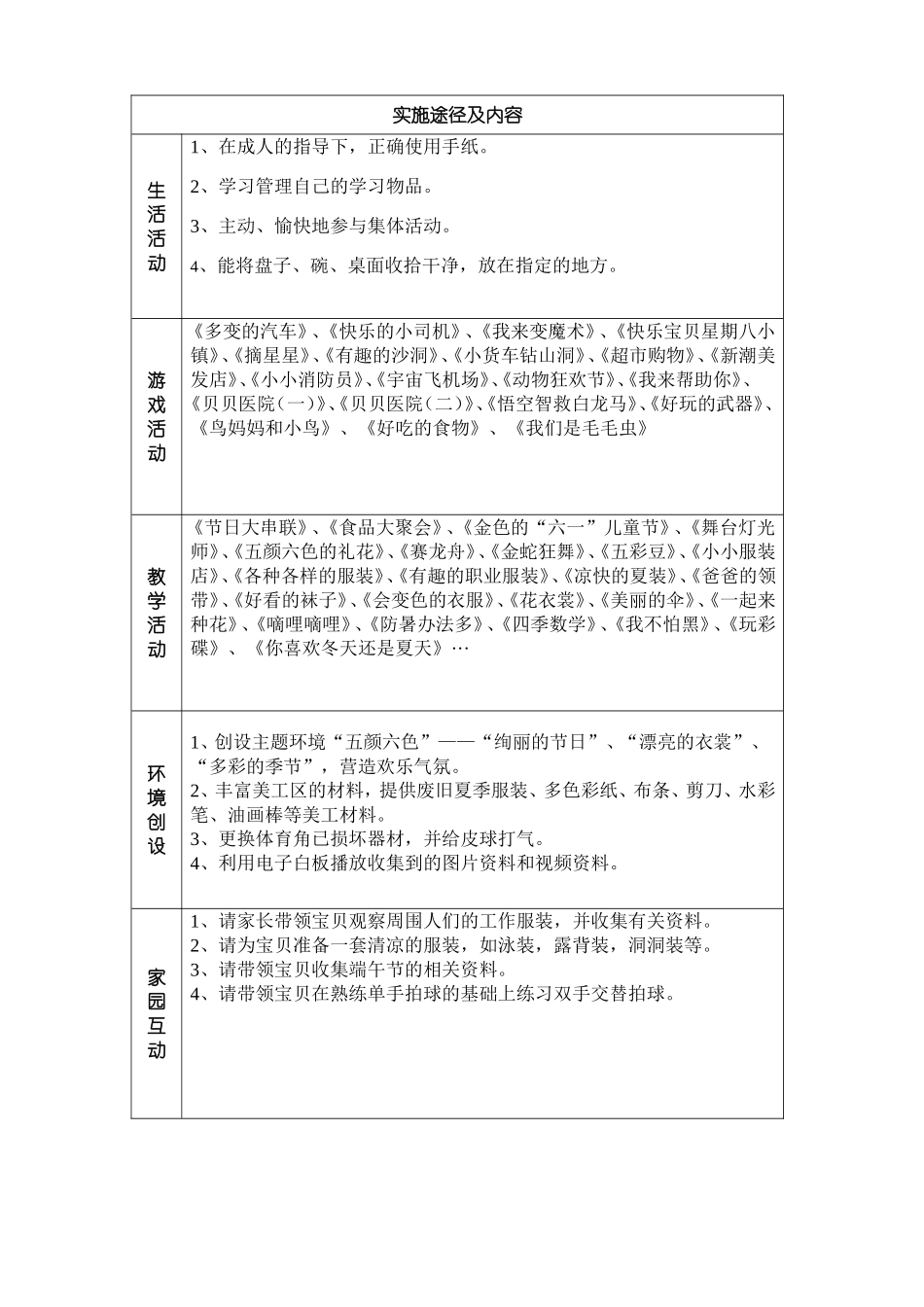 主题活动计划五颜六色_第2页