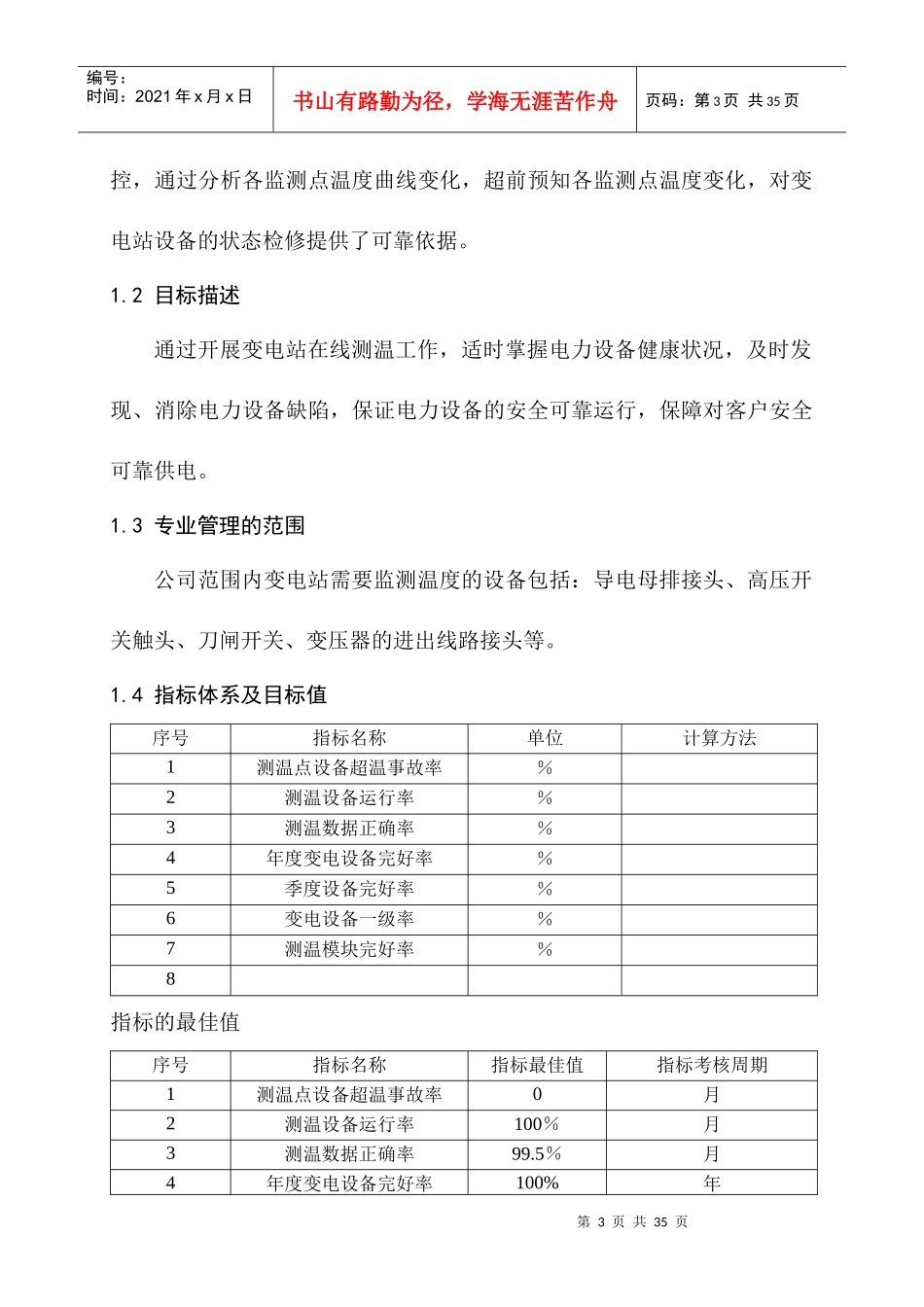浅析变电设备在线测温管理最佳实践_第3页