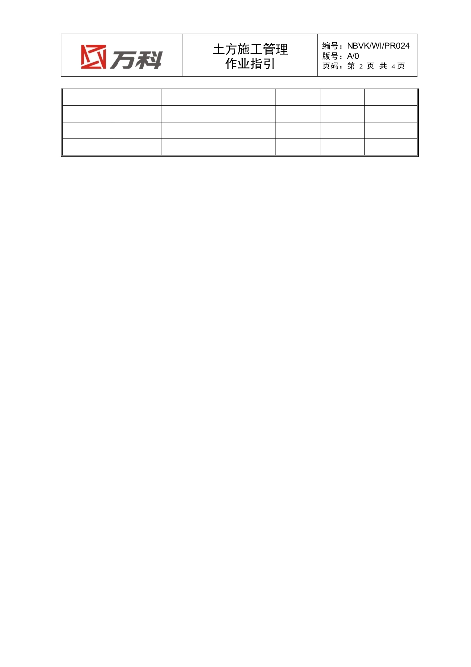 NBVK-WI-PR024土方施工管理作业指引_第2页