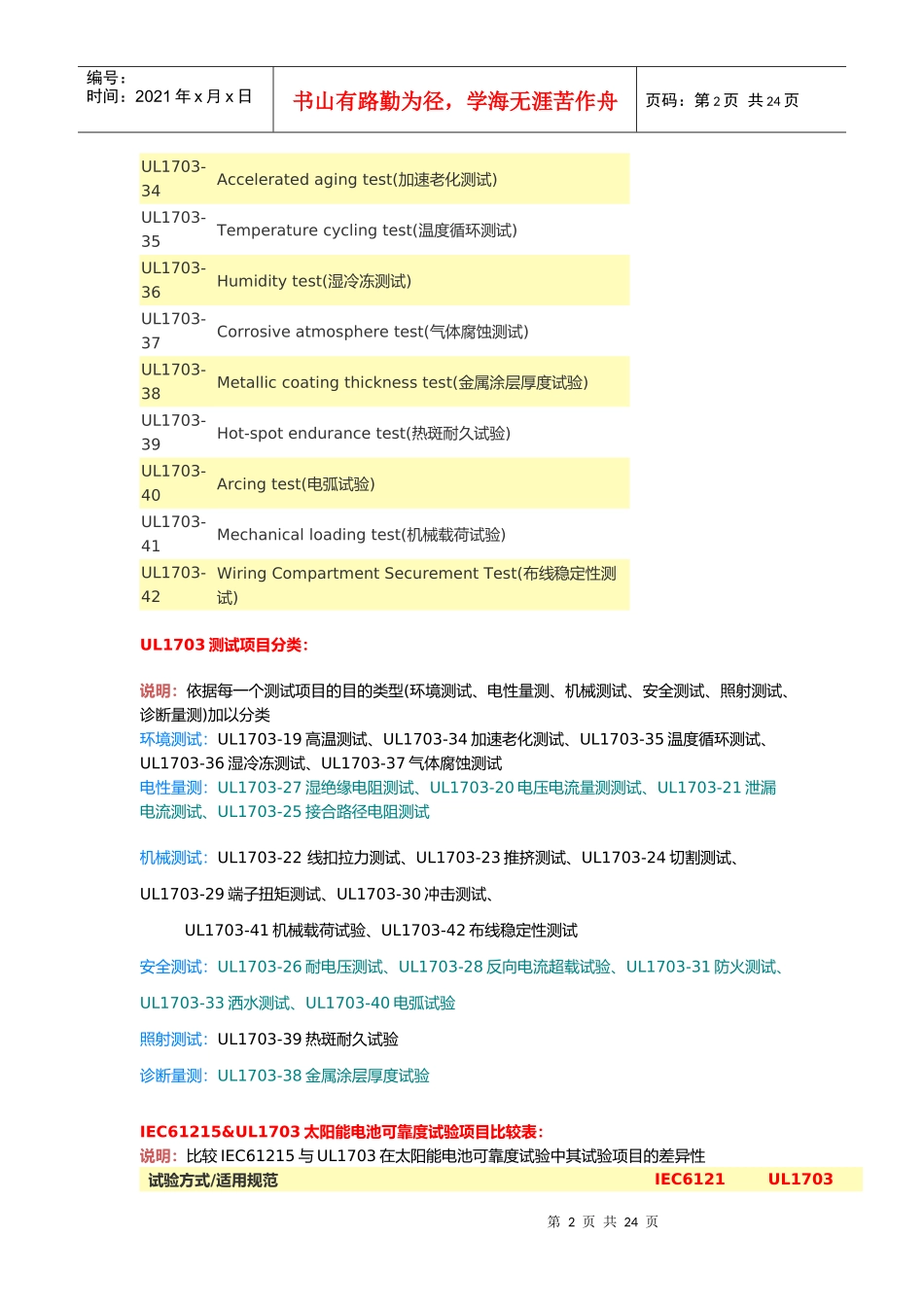 UL1703平板型太阳能组件安全认证标准_第2页