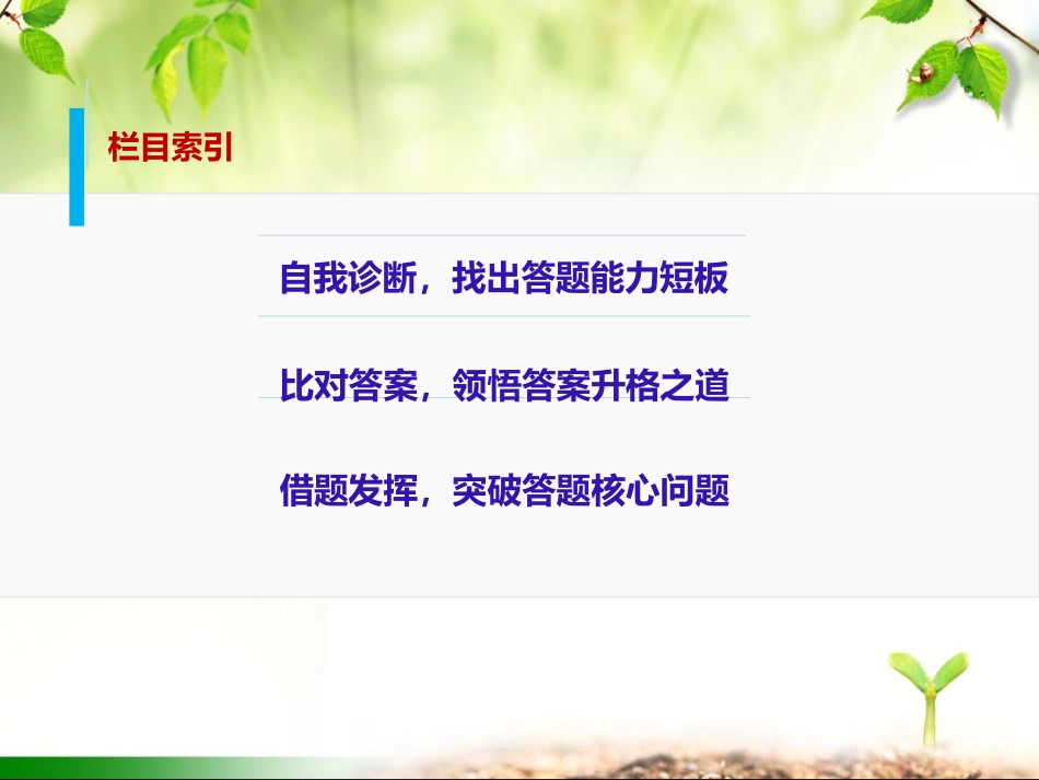 第二章学案3抓住关键，把三大采分点翻译到位_第3页