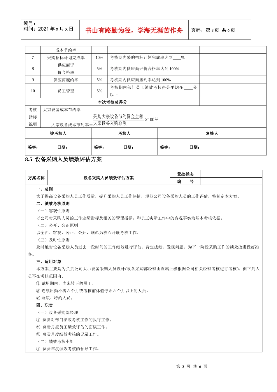 设备管理人员绩效考核_第3页