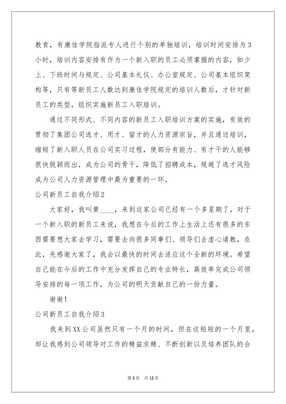 公司新员工自我介绍_第3页