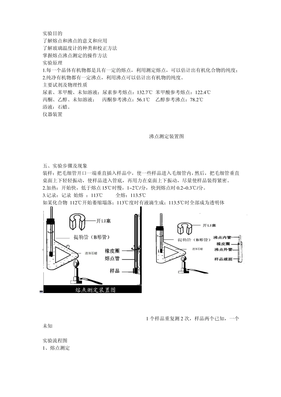 熔点沸点的测定试验报告沈杰_第2页