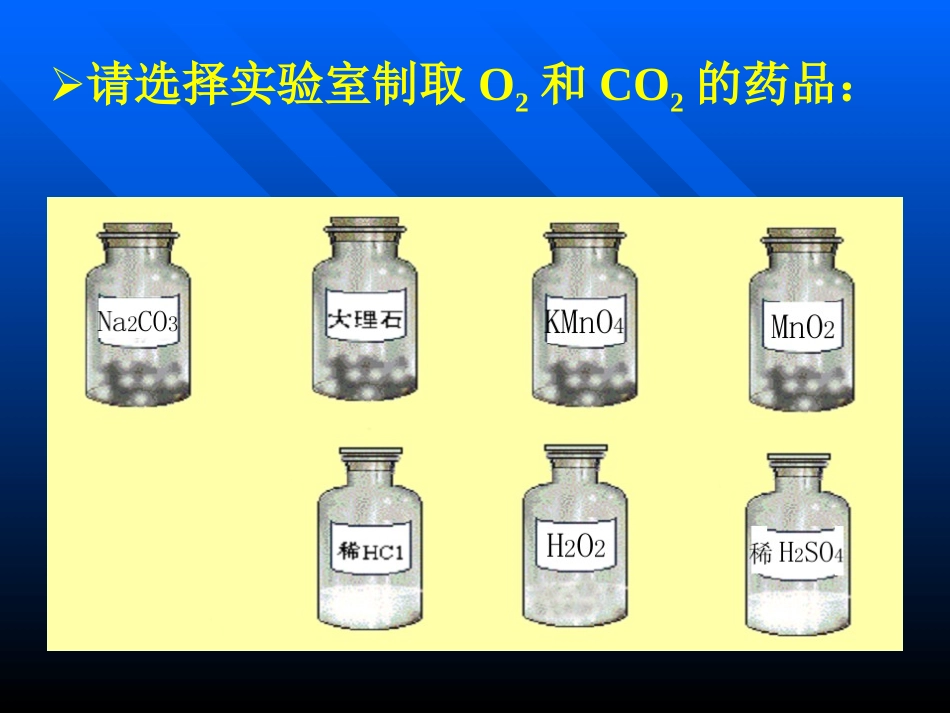 复习课CO2和O2的实验室制法_第2页