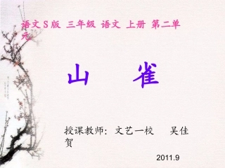 《山雀》课件