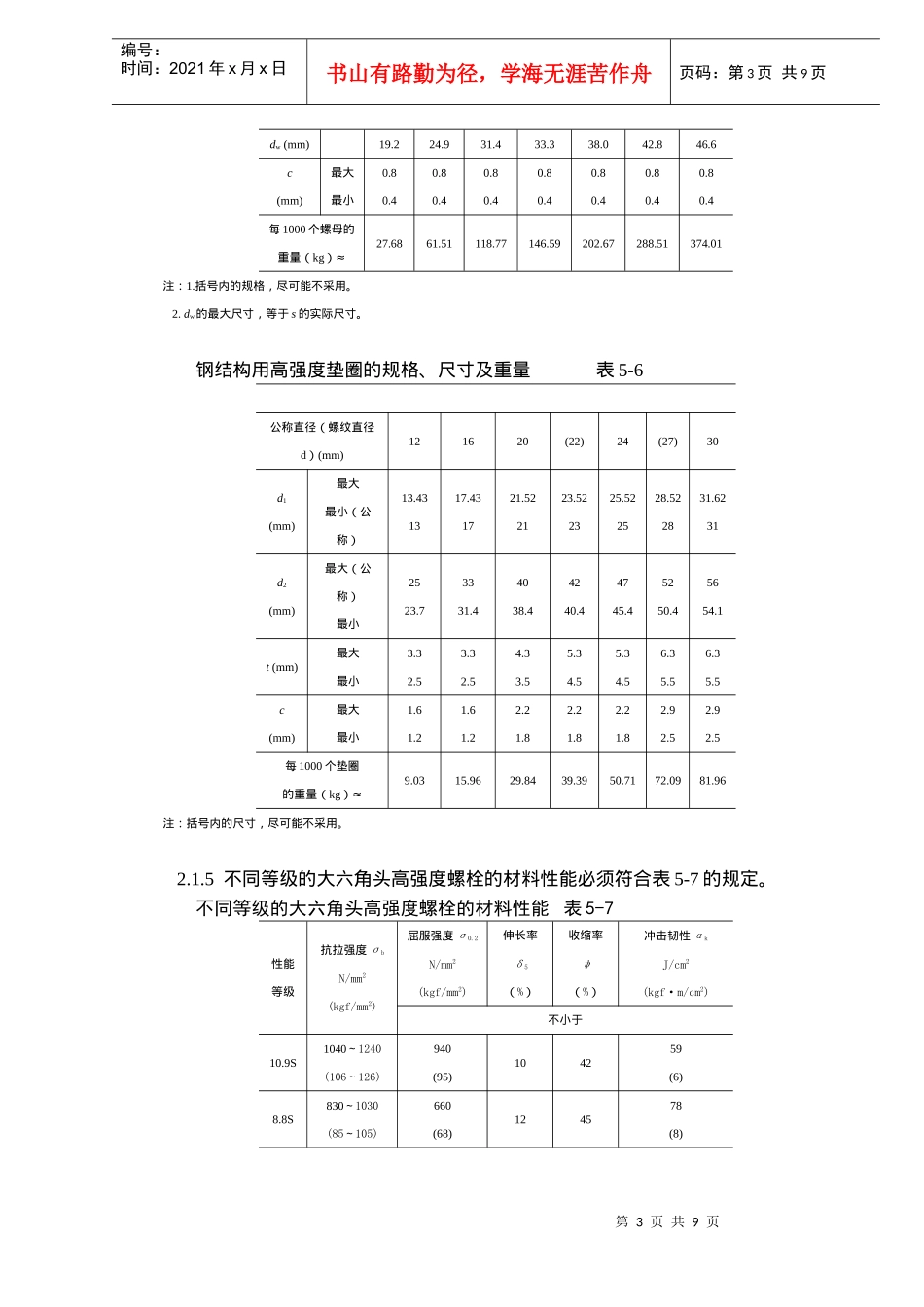 大六角高强度螺栓连接工艺标准(13)(1)_第3页