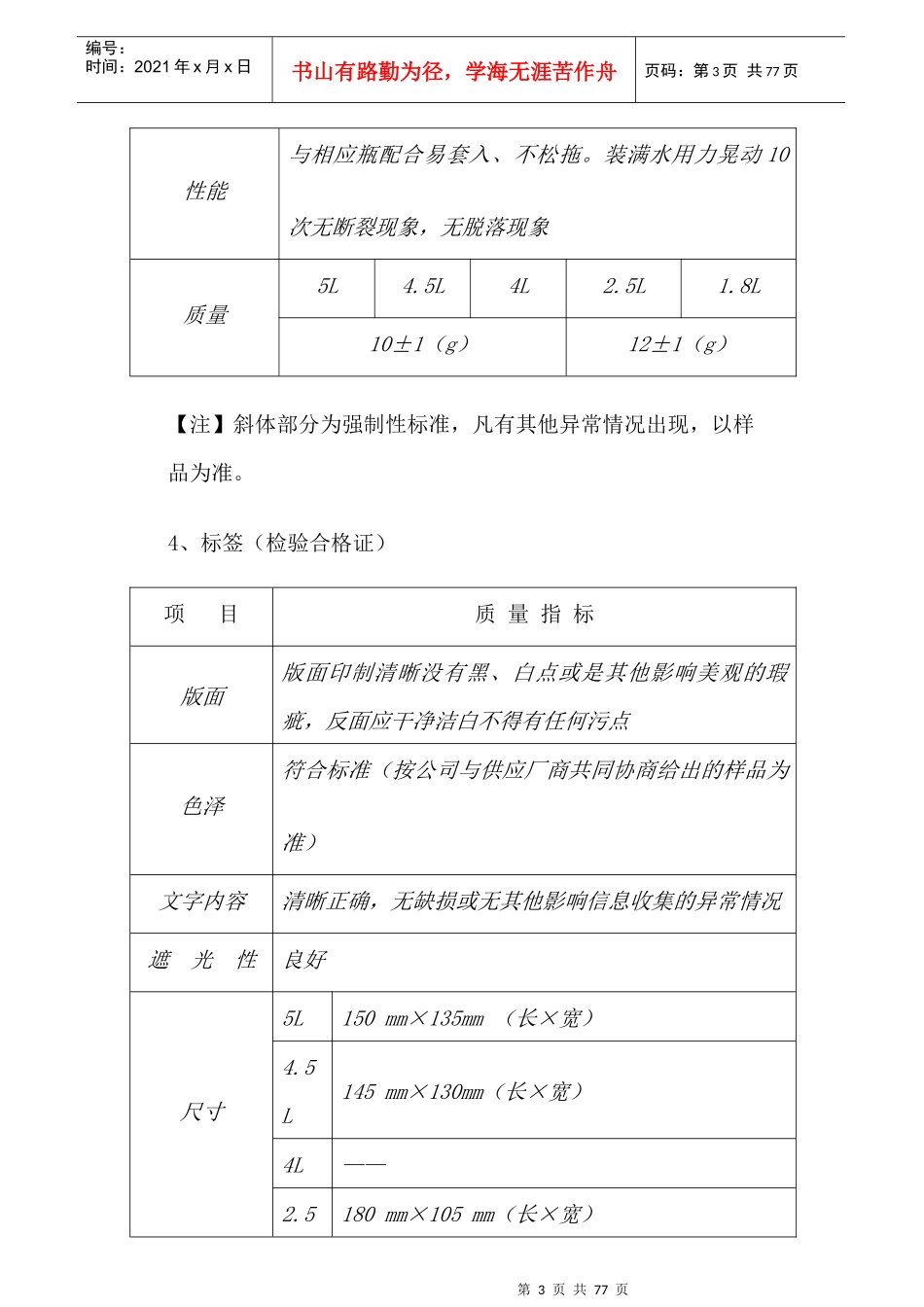 物料标准大全(316)_第3页