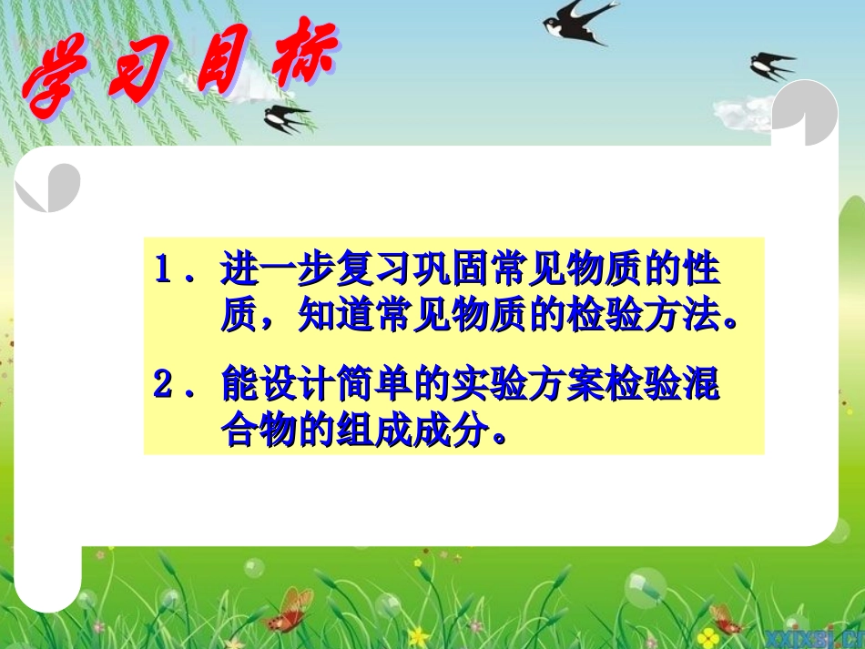 专题复习《物质的检验》_第3页