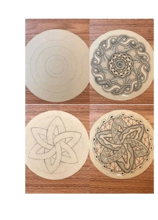 禅绕画的入门暗线与图样