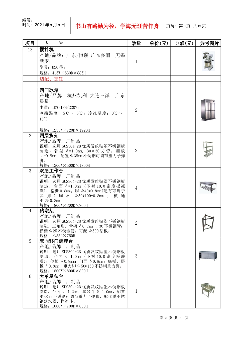 设备报价清单_第3页