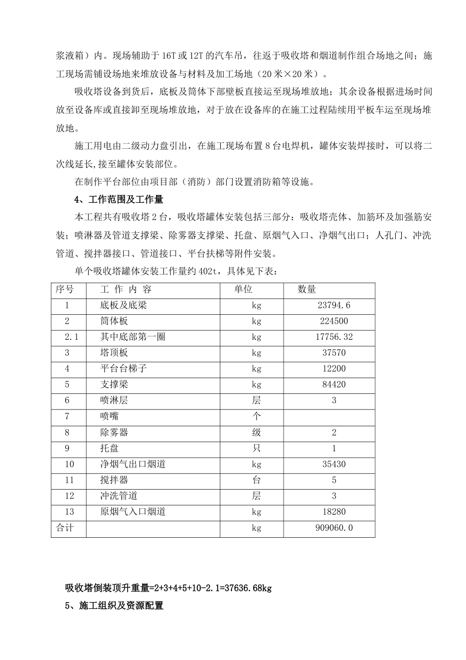 吸收塔安装施工作业指导书_第2页