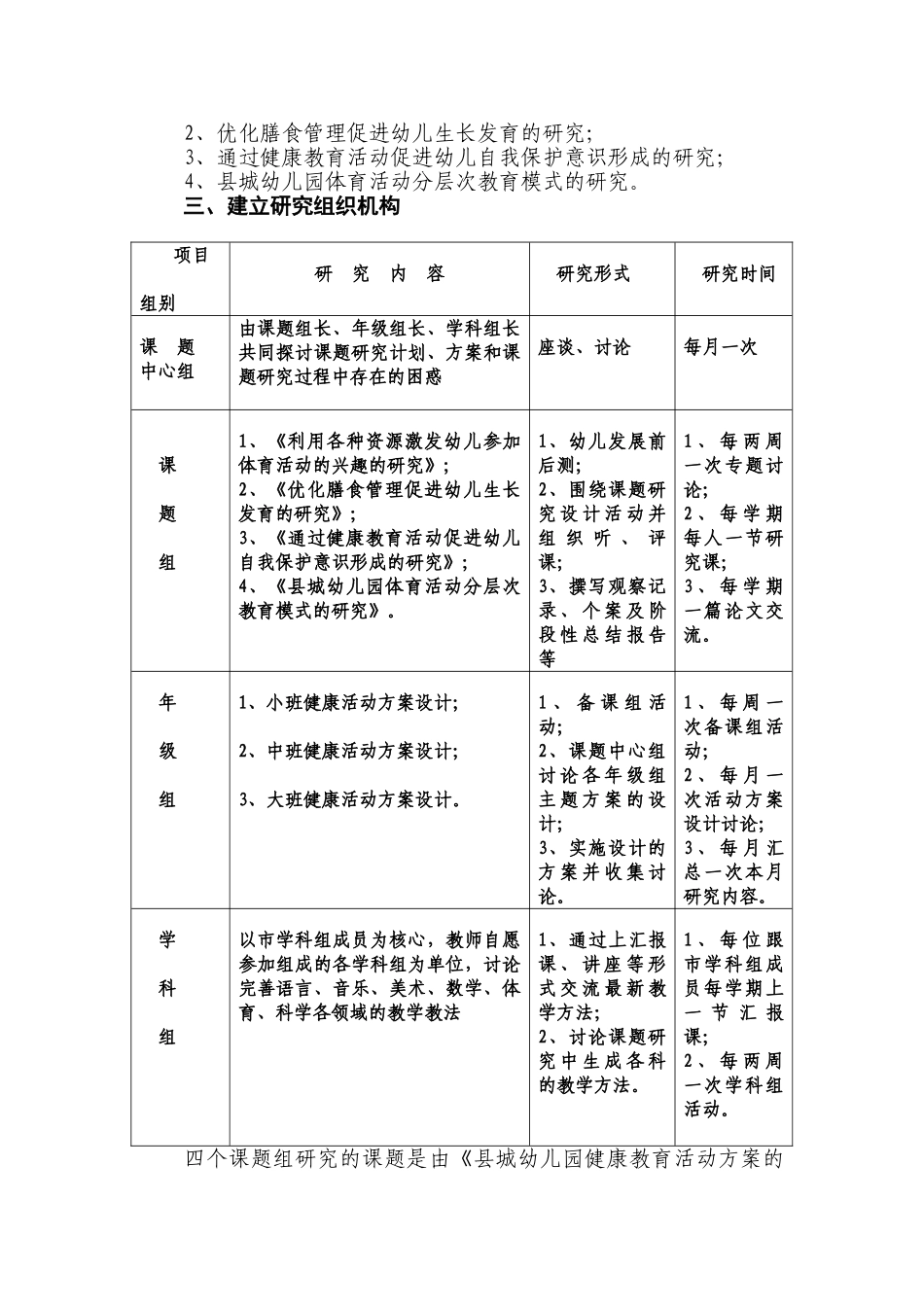 县城幼儿园健康教育活动方案的设计与研究初探_第2页
