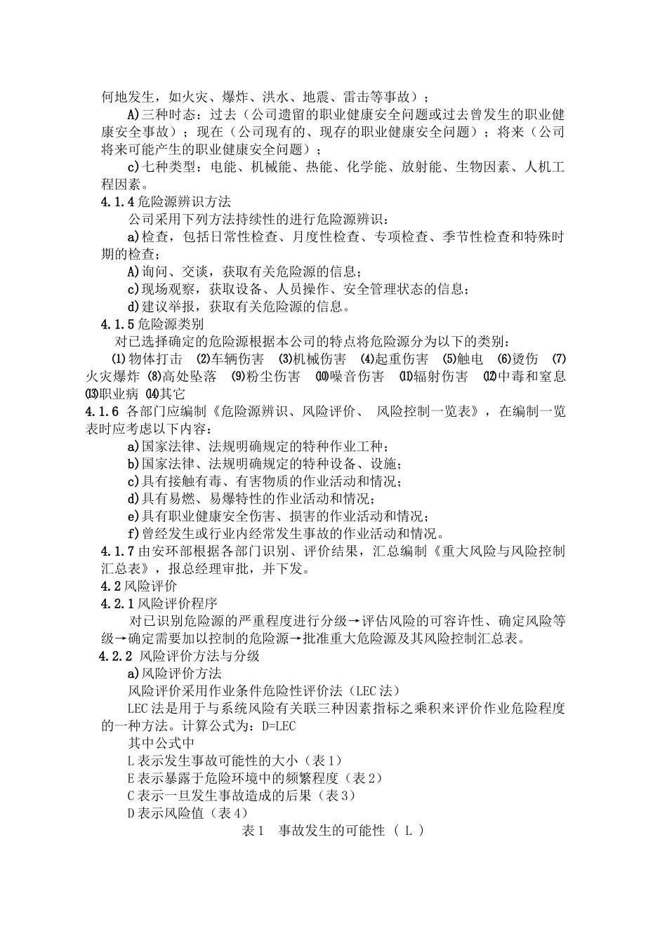 危险源辨识、风险评价与风险控制程序_第2页