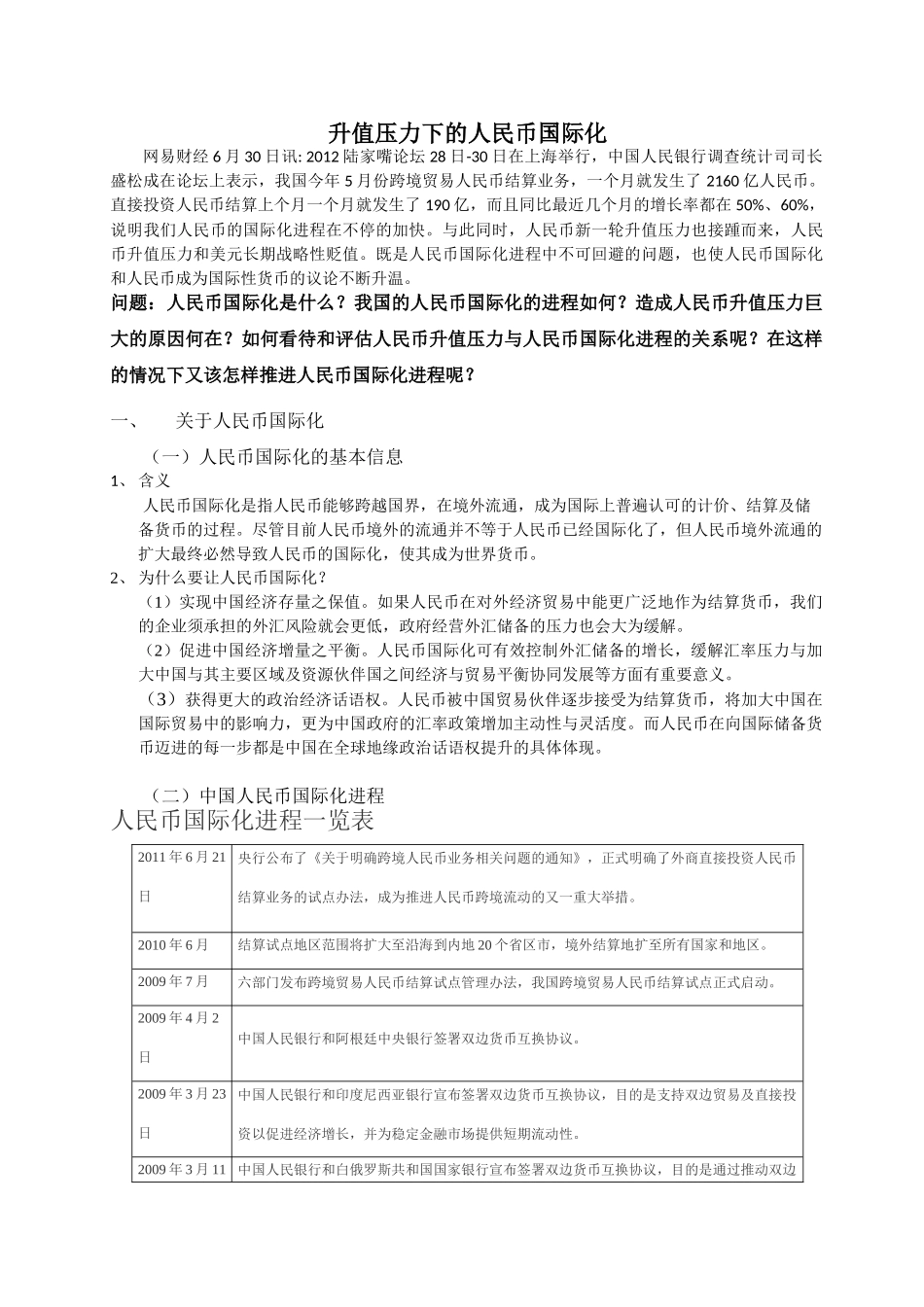 升值压力下的人民币国际化_第1页