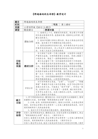 跨越海峡的生命桥