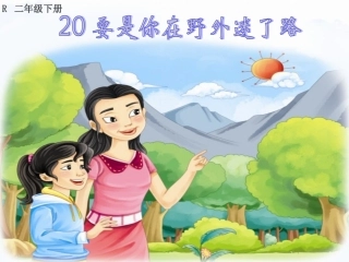 要是你在野外迷了路 ()