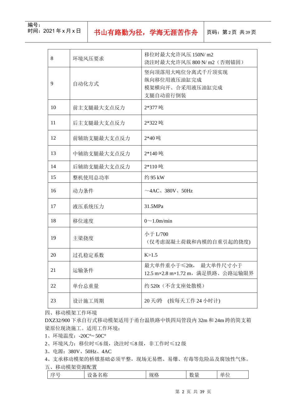 移动模架施工工艺_第2页