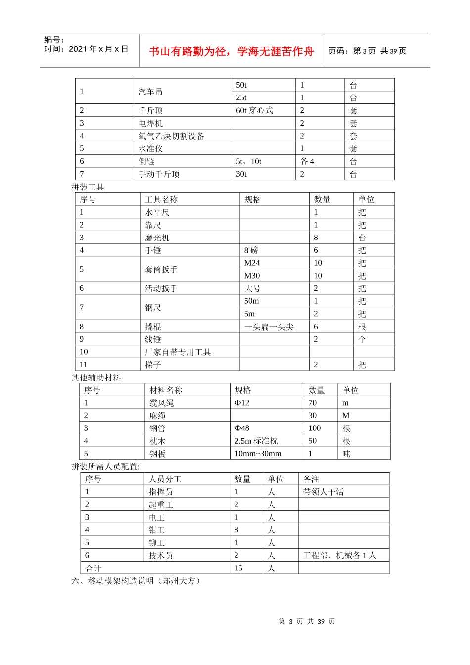 移动模架施工工艺_第3页