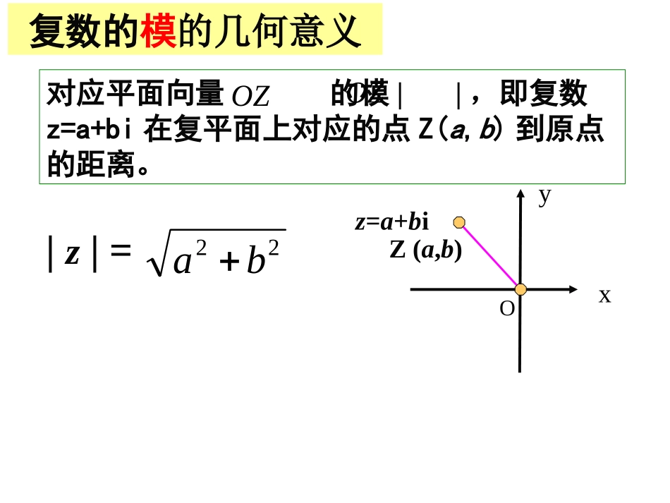 复数的代数形式的加减运算及其几何意义_第3页