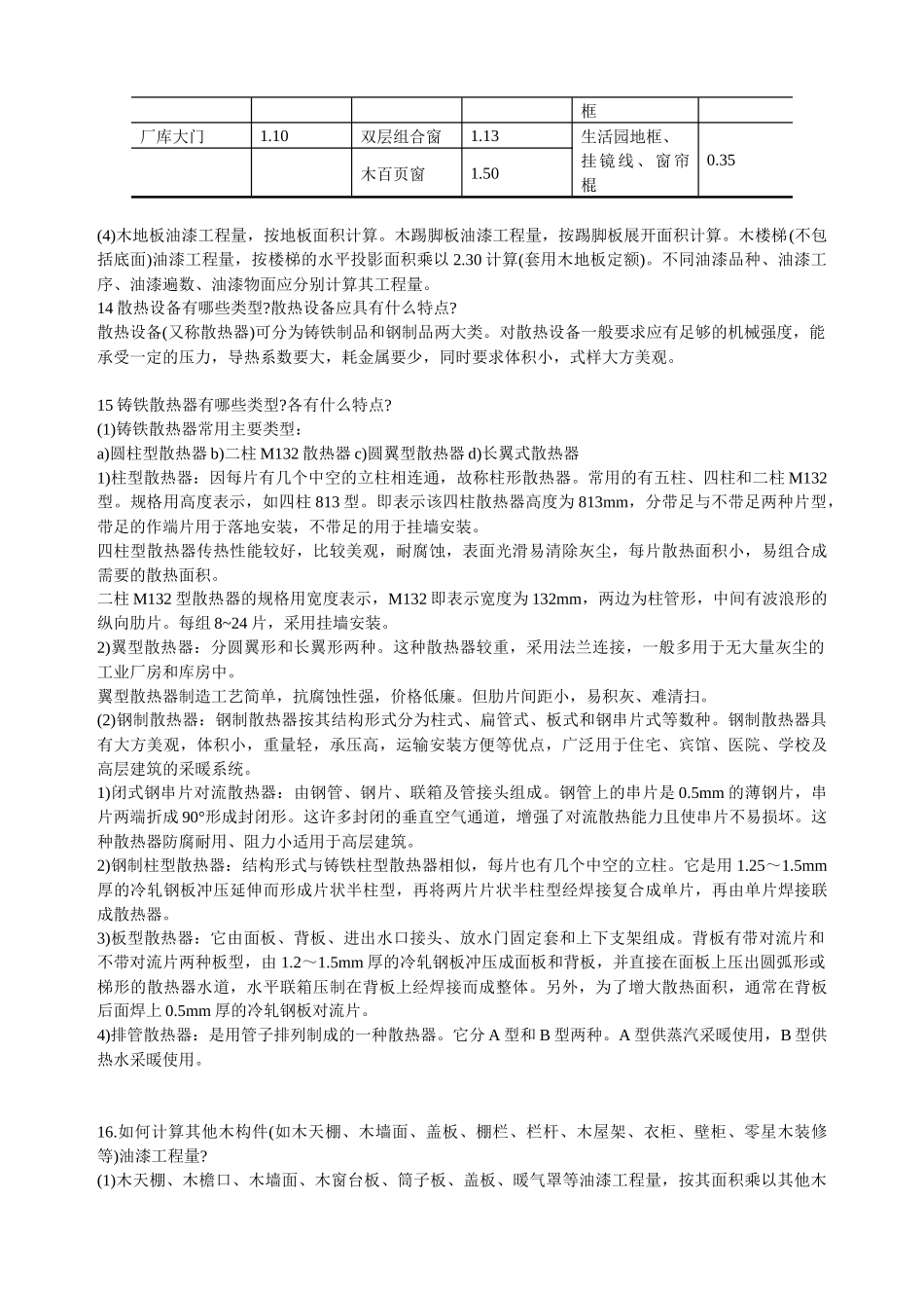 刷油工程预算知识问答_第3页