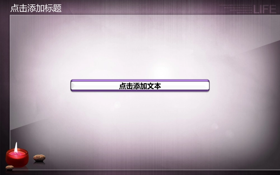 锐普PPT模板-高贵紫瑰_第3页
