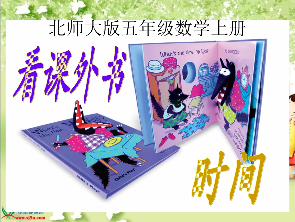 北师大版数学五年级上册《看课外书时间》PPT课件_第1页
