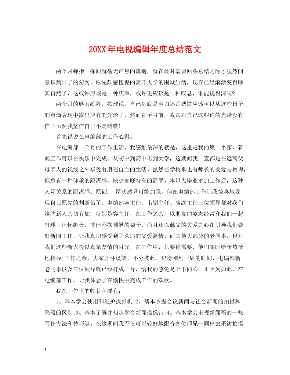 电视编辑年度总结范文2_第1页