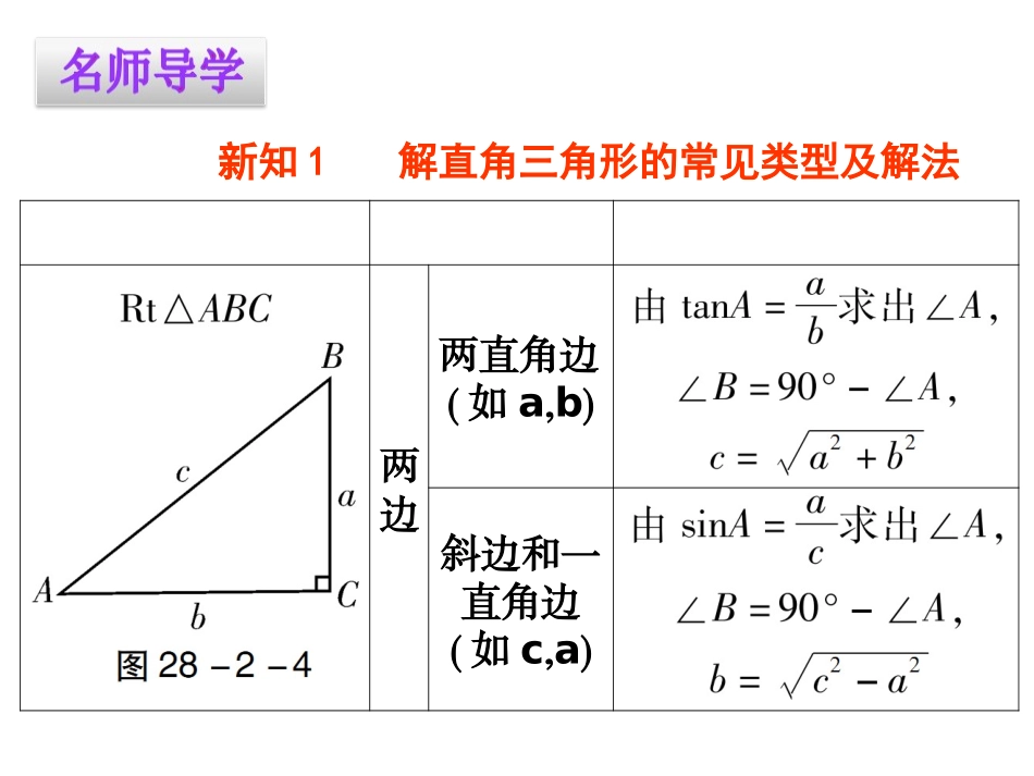 第二十八章-2821解直角三角形_第3页