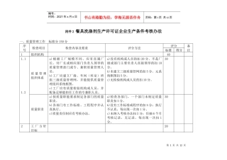 某餐具洗涤剂企业生产考核办法