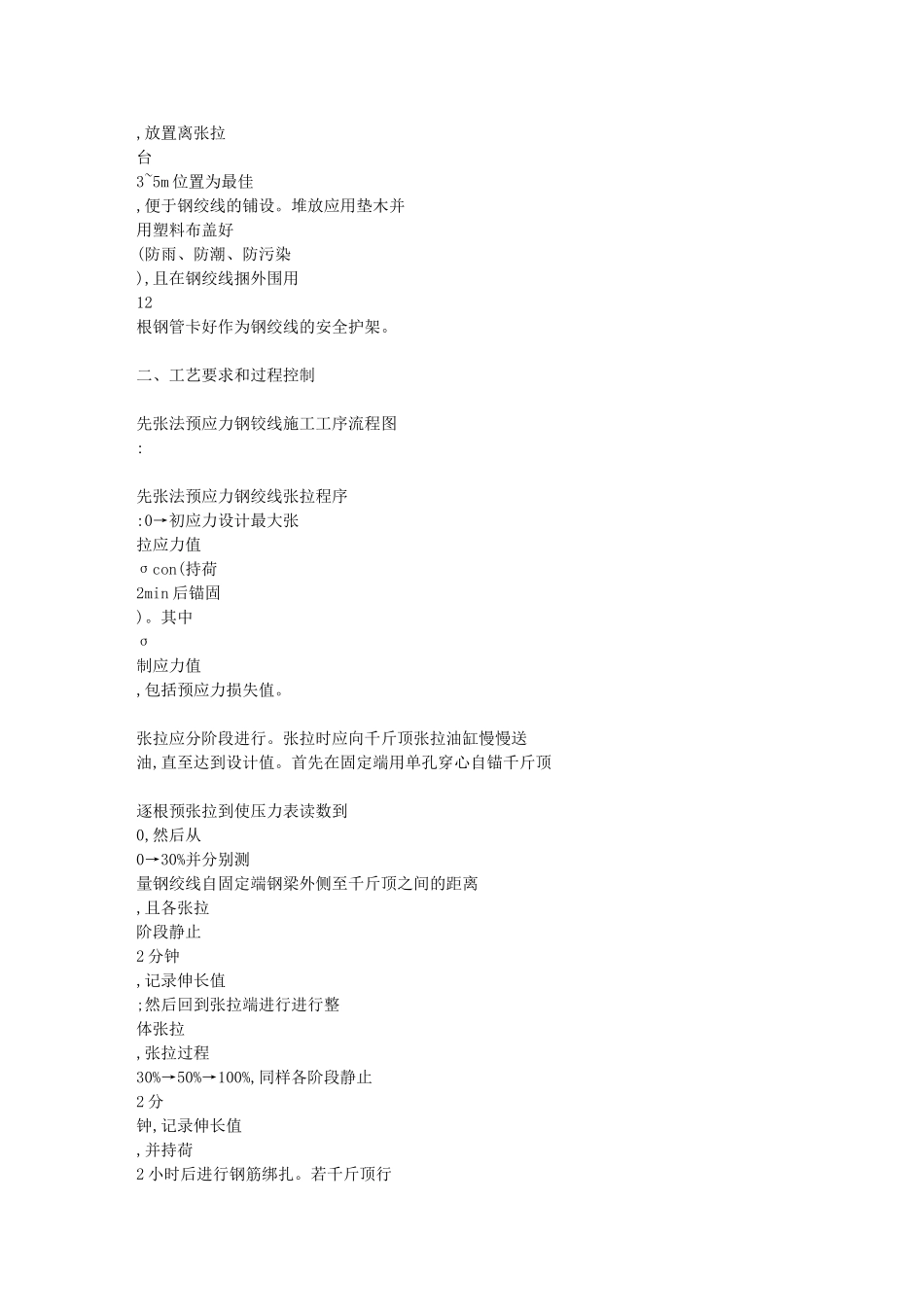 先张法预应力钢绞线的施工技术和工艺过程控04589_第2页
