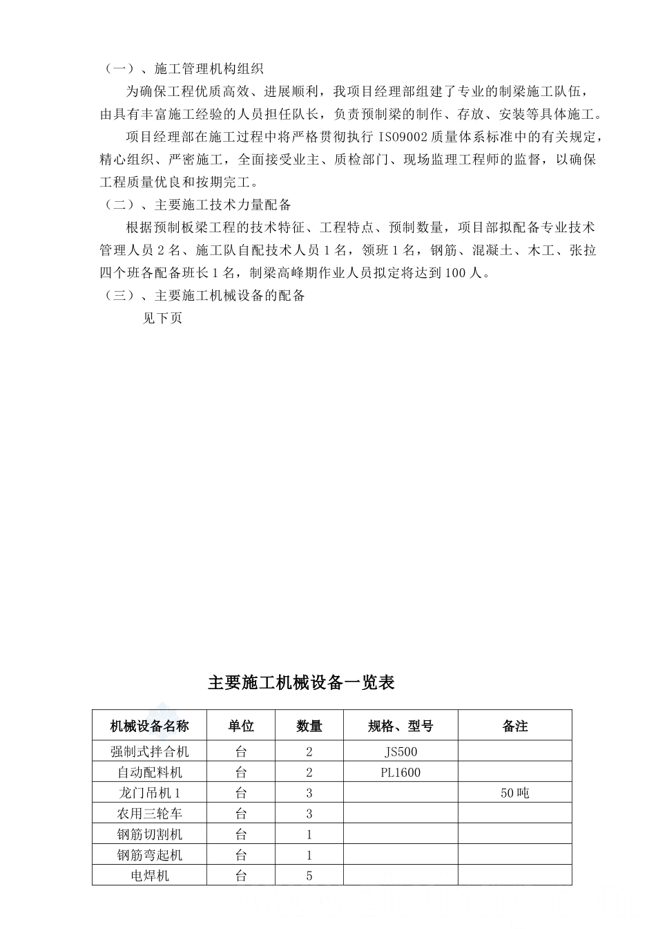 先张法预应力空心板梁施工组织设计_secret_第2页