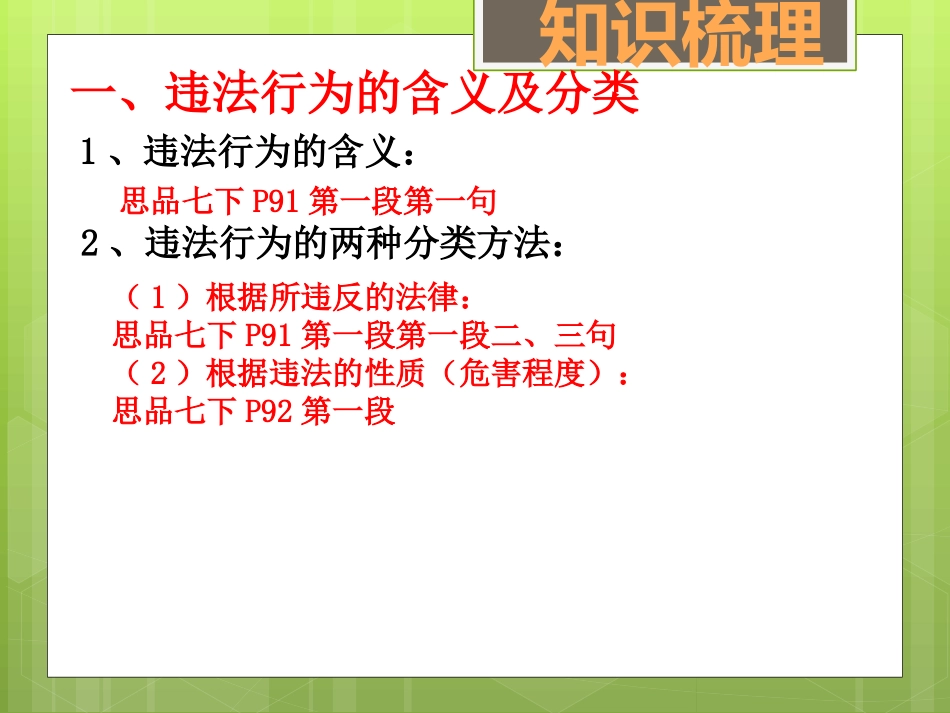 一般违法和犯罪（考点13、14、15）_第3页