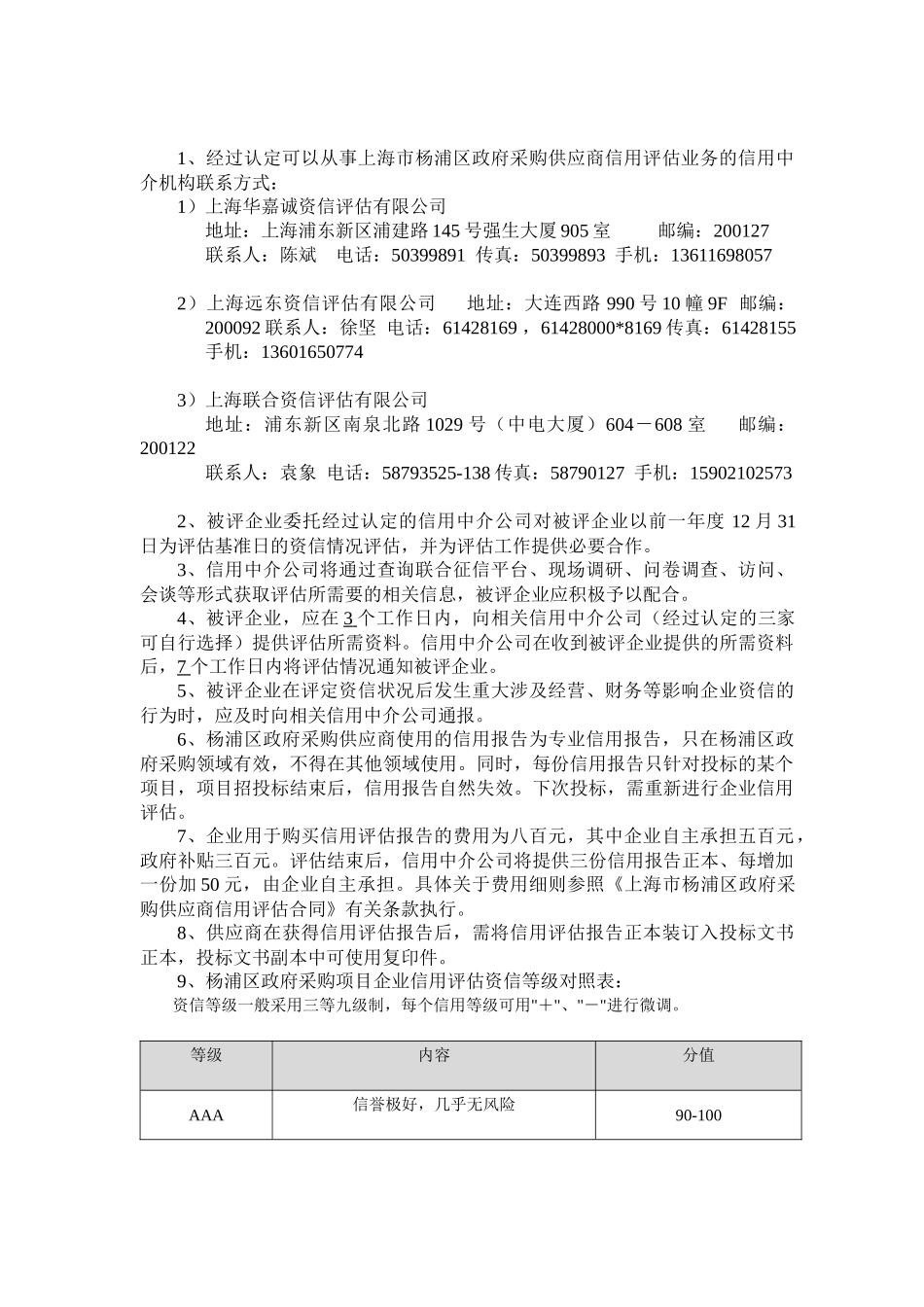 信用评估-上海资信有限公司文件模板_第2页
