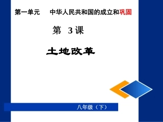 土地改革课件
