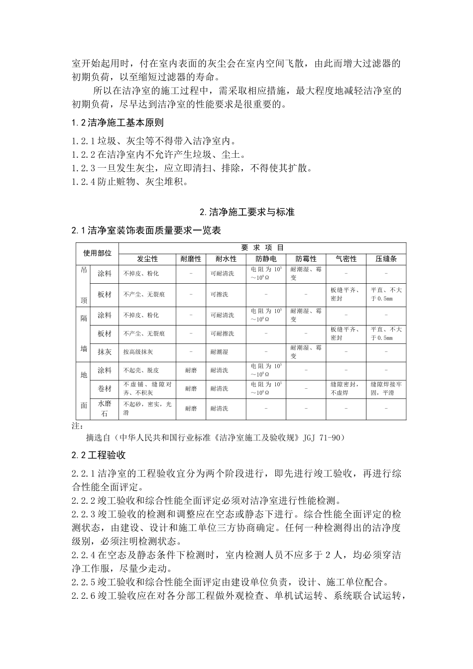 洁净无尘车间厂房综合施工技术详细内容_第2页