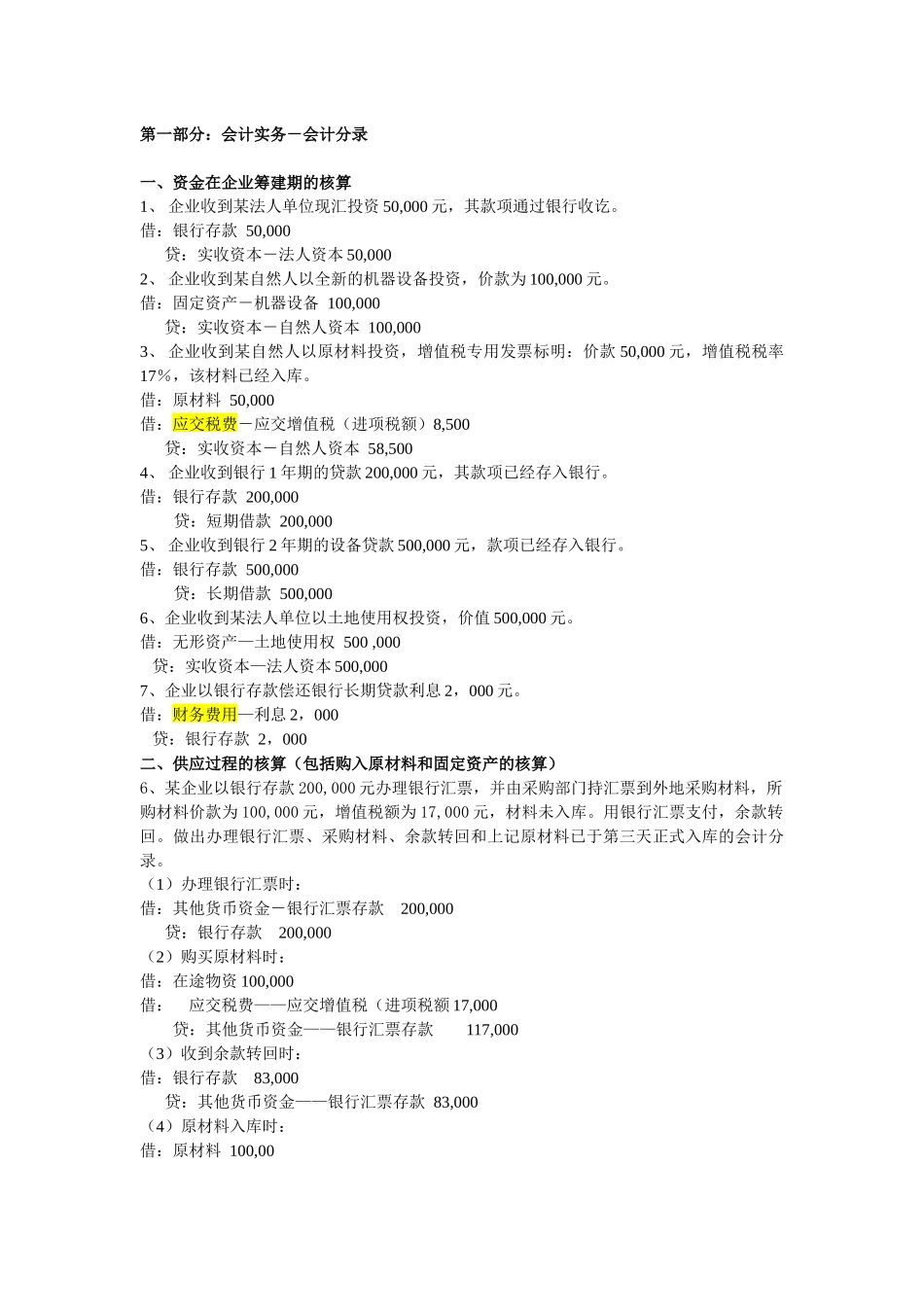 会计从业资格证实物部分_第2页