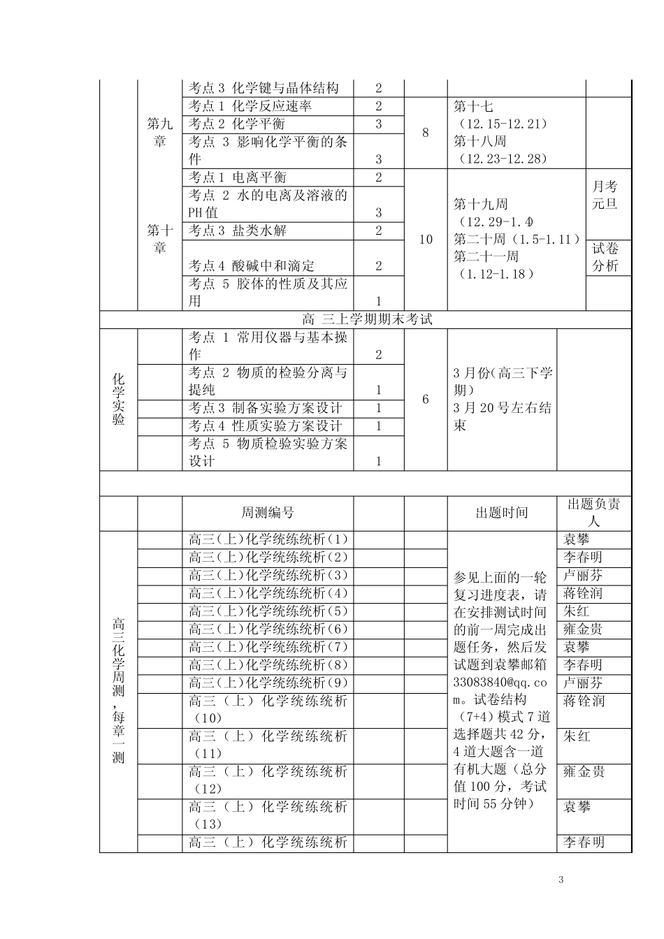 罗平三中化学备考方案 _第3页