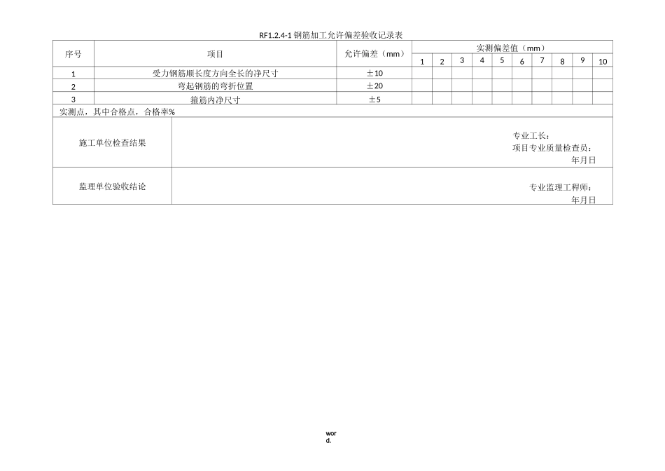 人防允许偏差表(精选.)_第3页