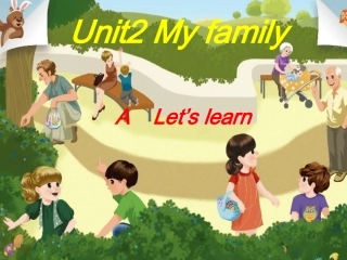 人教版三年级下册_Unit2_My_family_ALet'slearn课件