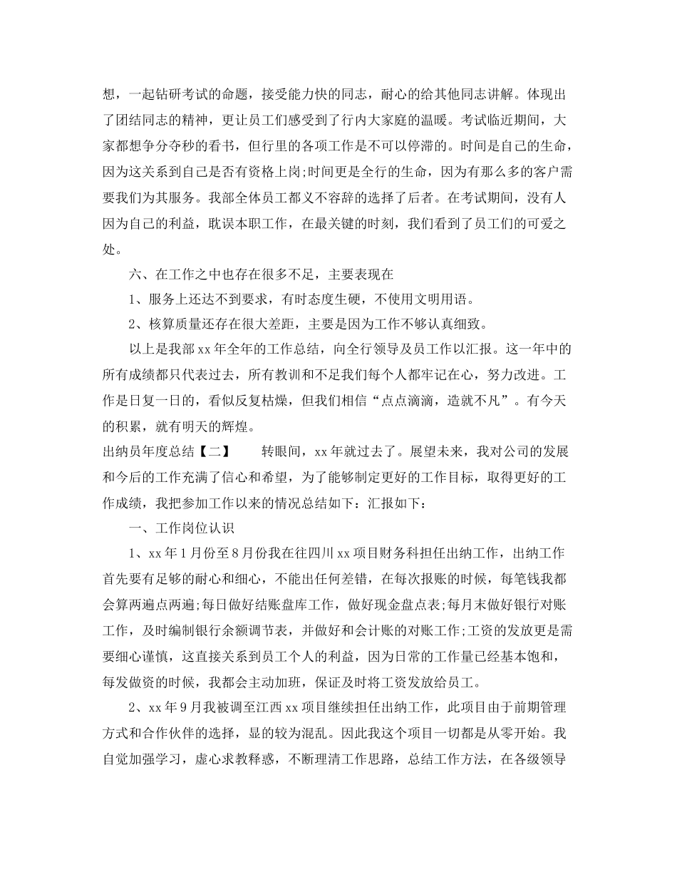 出纳员年度总结_第3页