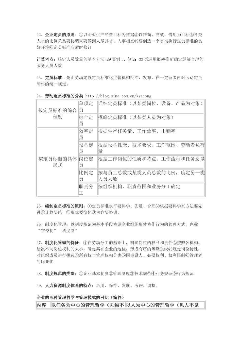 人力资源管理师三级复习重点_第3页
