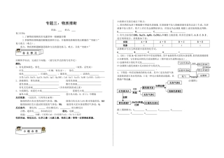中考化学专题复习——物质推断导学案