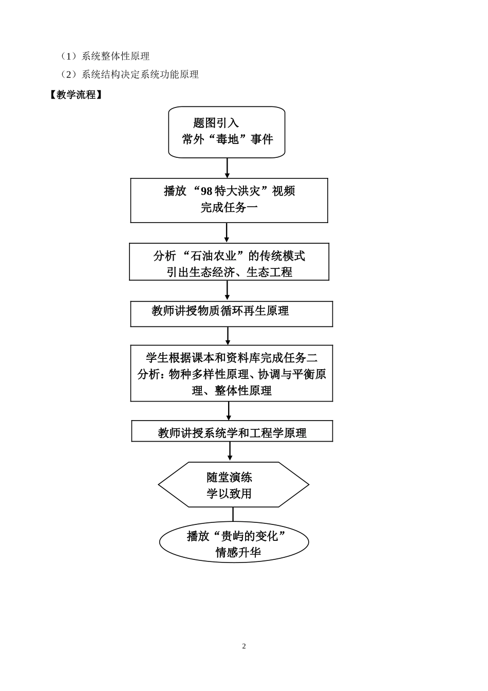 生态工程的基本原理教学设计（许莹）_第2页