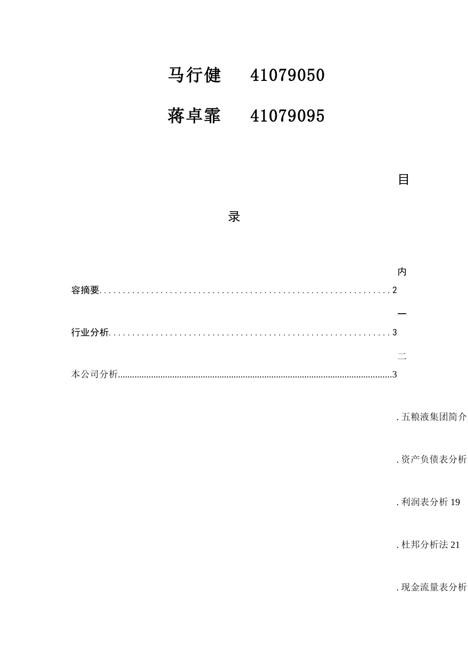 五粮液集团财务分析报告_第2页